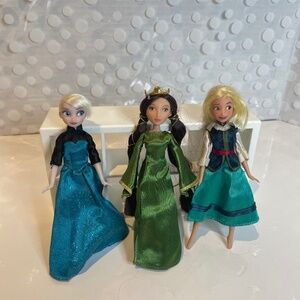 Disney Store mini Princess doll bundle